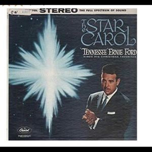 🎅LP by 'Tennessee' Ernie Ford LP The Star Carol